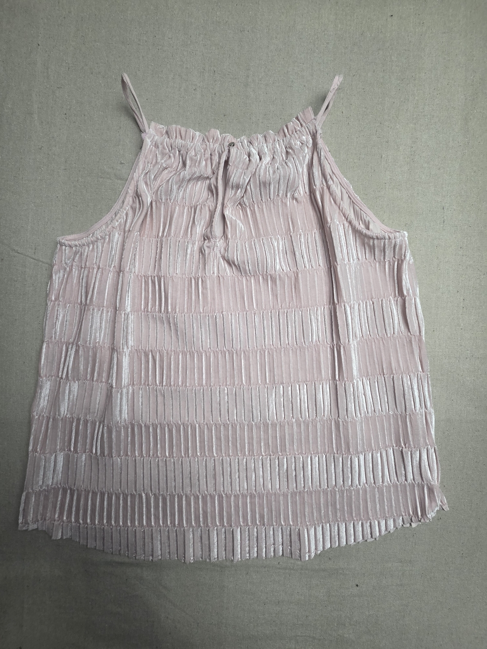 Maurices Blush Pleated Halter Camisole - Picture 9 of 9
